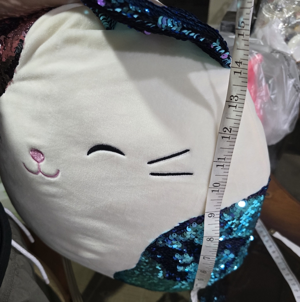 Squishmallows Shany The Sequin Cat 16" - Picture 9 of 9